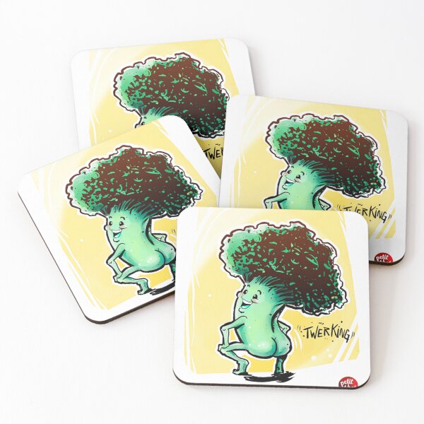 Item preview, broccoli twerking designed and sold by Fannycat1.