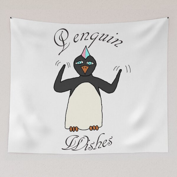 Item preview, Penguin Wishes wave shake designed and sold by Hypnotees.