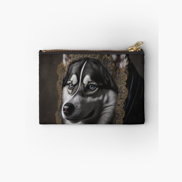 Item preview, Hyper Realistic Husky Dog Portrait Royal Renaissance Animal –  Photorealism Classic Royal Portrait Of A Husky Dog designed and sold by MadeByRobots.