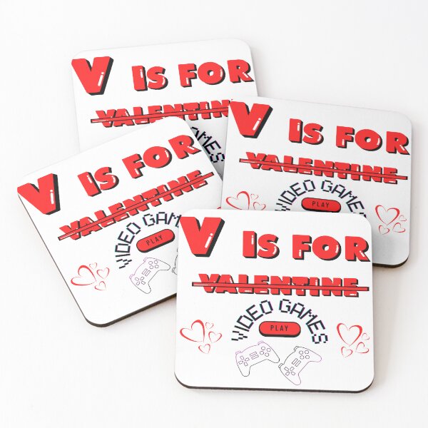 Item preview, V Is For Video Games designed and sold by Crushed Heart.