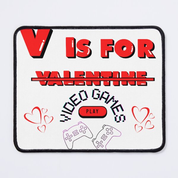 Item preview, V Is For Video Games designed and sold by Crushed Heart.