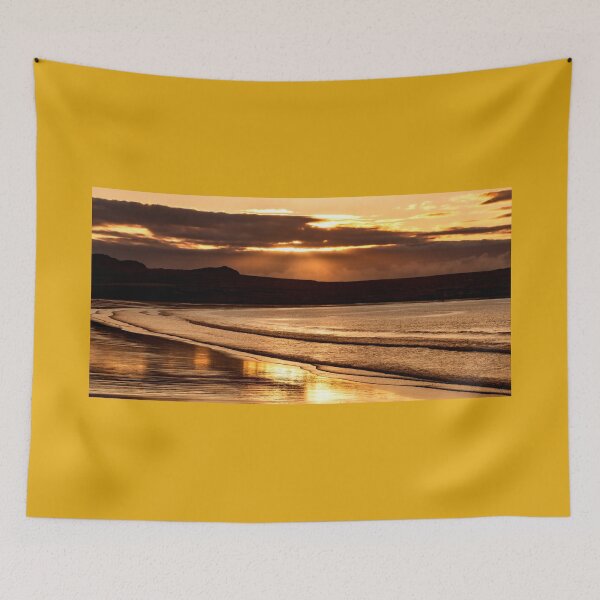Item preview, Golden sunset, Atlantic Ocean, mountains, beaches and beautiful cloudy skies this is the Dingle Peninsula on Ireland’s Wild Atlantic Way, southwest Atlantic coast designed and sold by AlbertMi.