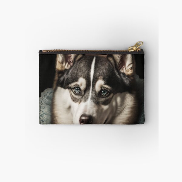 Item preview, Hyper Realistic Husky Dog Portrait Royal Renaissance Animal –  Photorealism Classic Royal Portrait Of A Husky Dog designed and sold by MadeByRobots.
