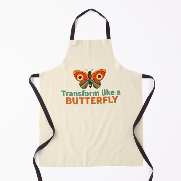 Artikelvorschau, Buntes hübsches Schmetterlingsdesign mit motivierendem Zitat - "Transform Like A Butterfly" entworfen und verkauft von Kodexstore.