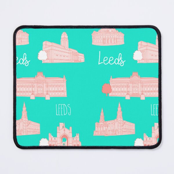 Item preview, Leeds Architectural Landmarks (Turquoise Version) designed and sold by Adam Regester.