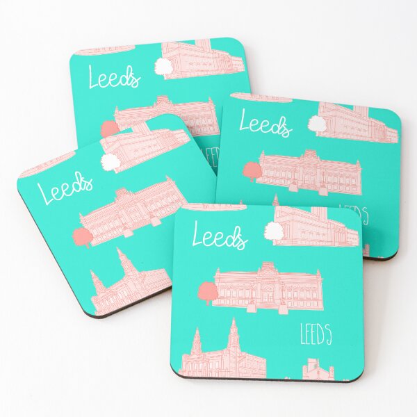Item preview, Leeds Architectural Landmarks (Turquoise Version) designed and sold by Adam Regester.