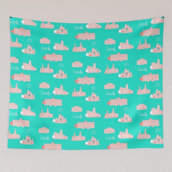 Item preview, Leeds Architectural Landmarks (Turquoise Version) designed and sold by Adam Regester.