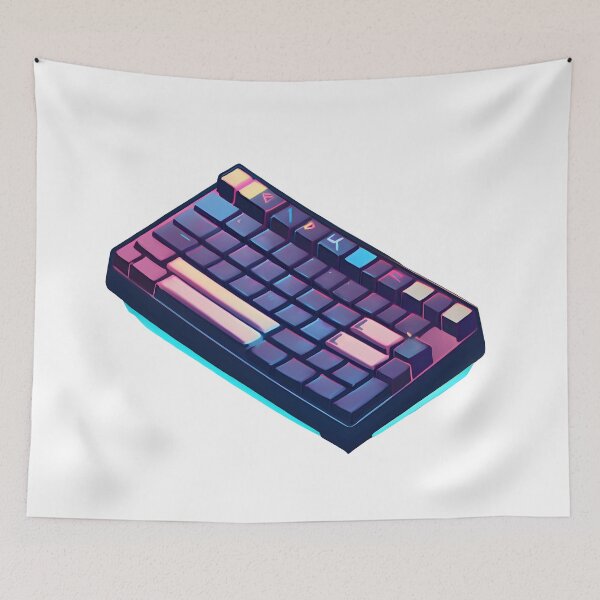 Item preview, neon keyboard designed and sold by rondoesthis.