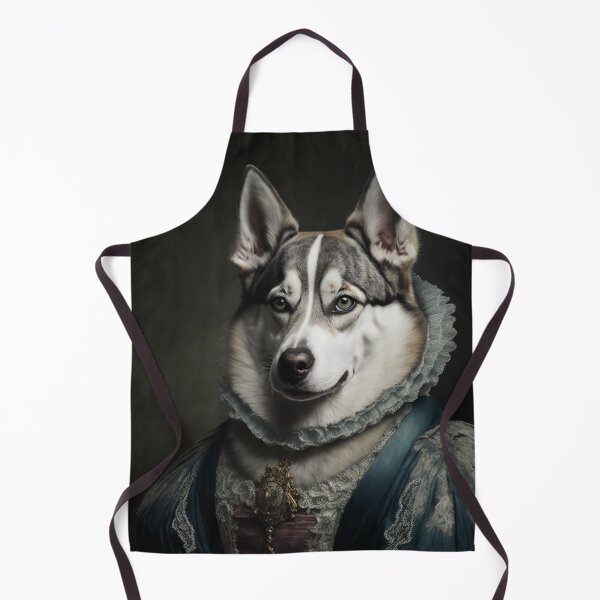 Item preview, Hyper Realistic Husky Dog Portrait Royal Renaissance Animal –  Photorealism Classic Royal Portrait Of A Husky Dog designed and sold by MadeByRobots.