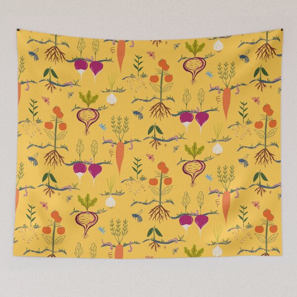Item preview, Vegetables artwork (yellow) designed and sold by SamfarStudio.