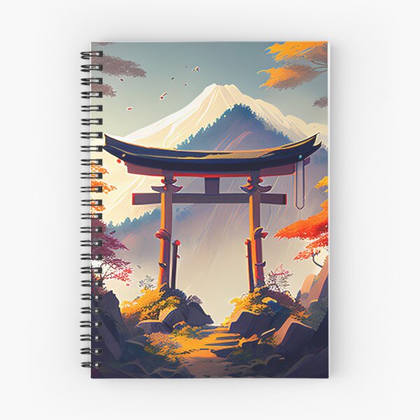Item preview, Japanese Torii in Autumn Mountain designed and sold by D3monic.