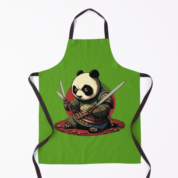 Item preview, Super cute samurai Panda ready to eat and fight designed and sold by DGTY.