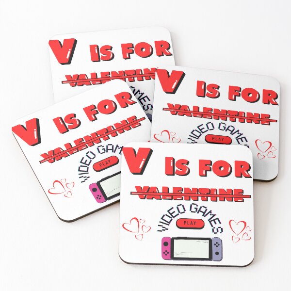 Item preview, V Is For Video Games designed and sold by Crushed Heart.