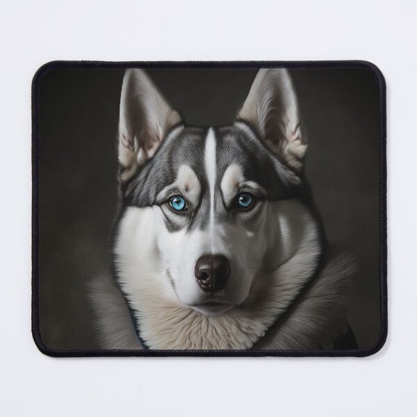 Item preview, Hyper Realistic Husky Dog Portrait Royal Renaissance Animal – Photorealism Classic Royal Portrait Of A Husky Dog designed and sold by MadeByRobots.