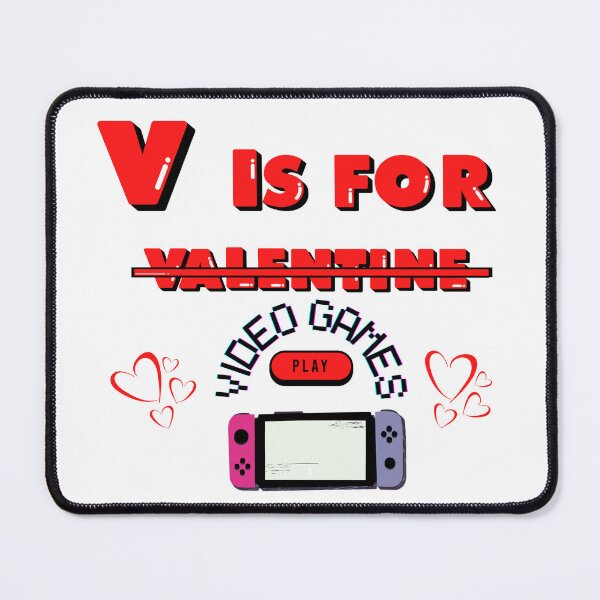 Item preview, V Is For Video Games designed and sold by Crushed Heart.