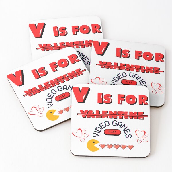 Item preview, V Is For Video Games designed and sold by Crushed Heart.