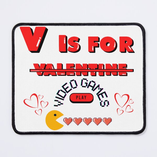 Item preview, V Is For Video Games designed and sold by Crushed Heart.