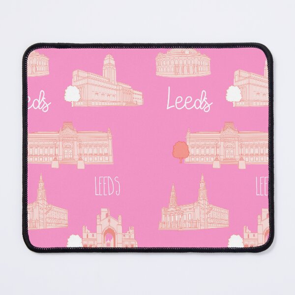Item preview, Leeds Architectural Landmarks (Pink & Coral Version) designed and sold by Adam Regester.