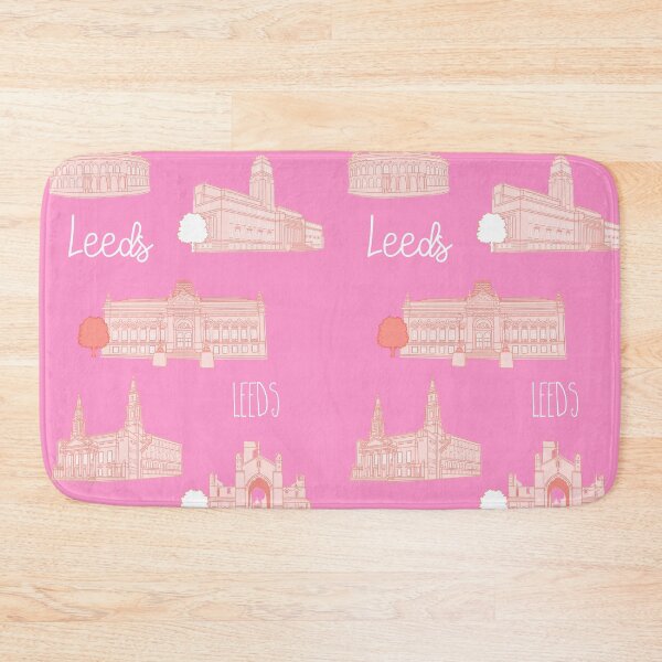 Item preview, Leeds Architectural Landmarks (Pink & Coral Version) designed and sold by Adam Regester.