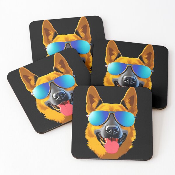 Item preview, German Shepherd wearing sunglasses, Ai Generated Art  designed and sold by ACC .