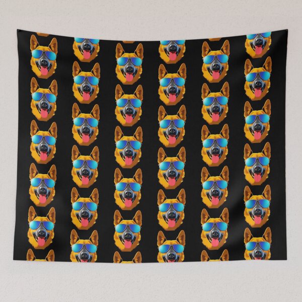 Item preview, German Shepherd wearing sunglasses, Ai Generated Art  designed and sold by ACC .