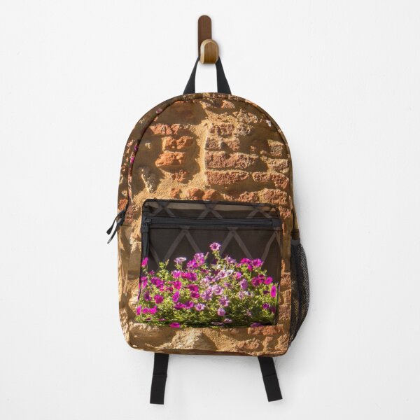 Item preview, Vintage Tuscan Brick Wall with Flowers designed and sold by MH65Designs.