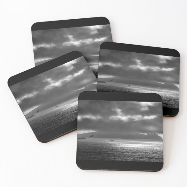 Item preview, Fear Marbh (Dead Man), Island near Ballyickeen, view from Clogher Strand beach, Atlantic Ocean and beautiful cloudy dark skies, this is the Dingle Peninsula on Ireland’s Wild Atlantic Way, Co Kerry designed and sold by AlbertMi.