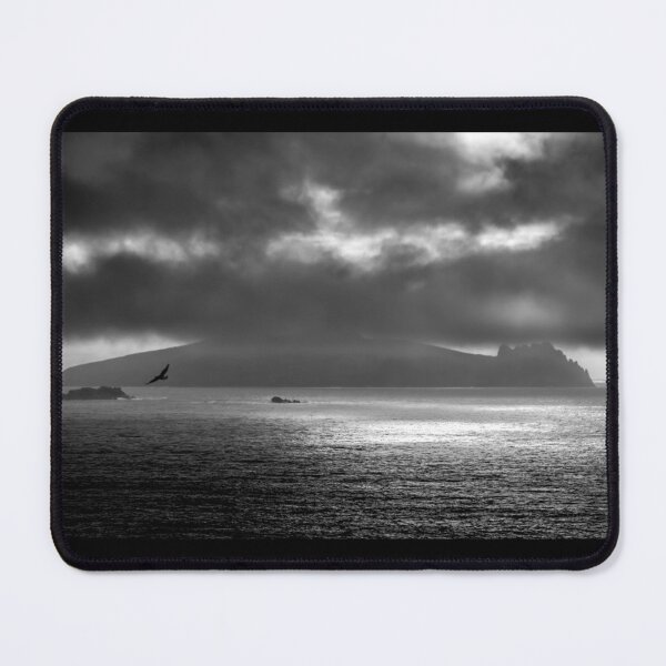 Item preview, Fear Marbh (Dead Man), Island near Ballyickeen, view from Clogher Strand beach, Atlantic Ocean and beautiful cloudy dark skies, this is the Dingle Peninsula on Ireland’s Wild Atlantic Way, Co Kerry designed and sold by AlbertMi.