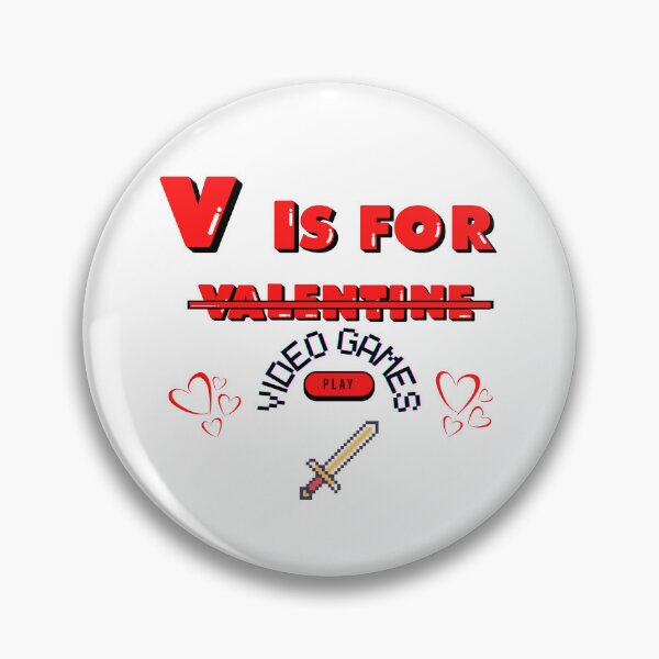 Item preview, V Is For Video Games designed and sold by Crushed Heart.