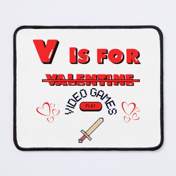 Item preview, V Is For Video Games designed and sold by Crushed Heart.