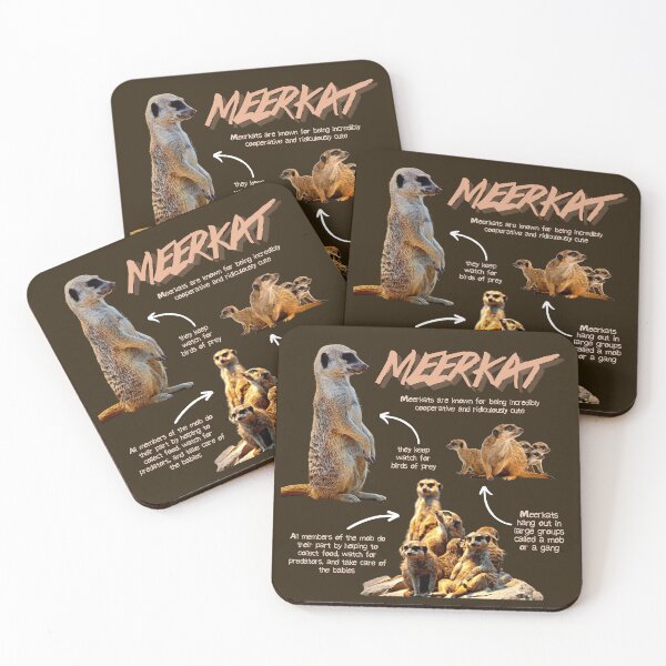 Item preview, Meerkat Fun Facts designed and sold by KyleNesas.
