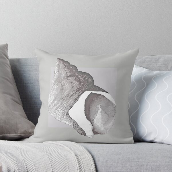 Item preview, Whelk shell in pearl grey designed and sold by LisaLeQuelenec.