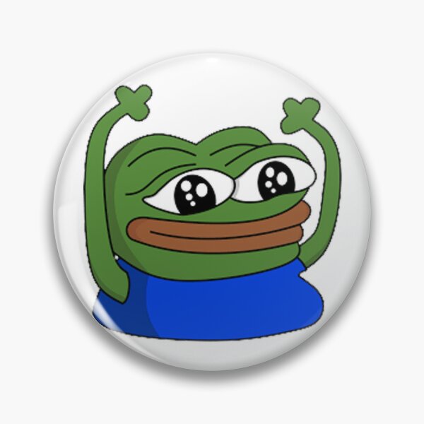 cheeky Poggers emote - peepo pepega twitch discord frog Pin by