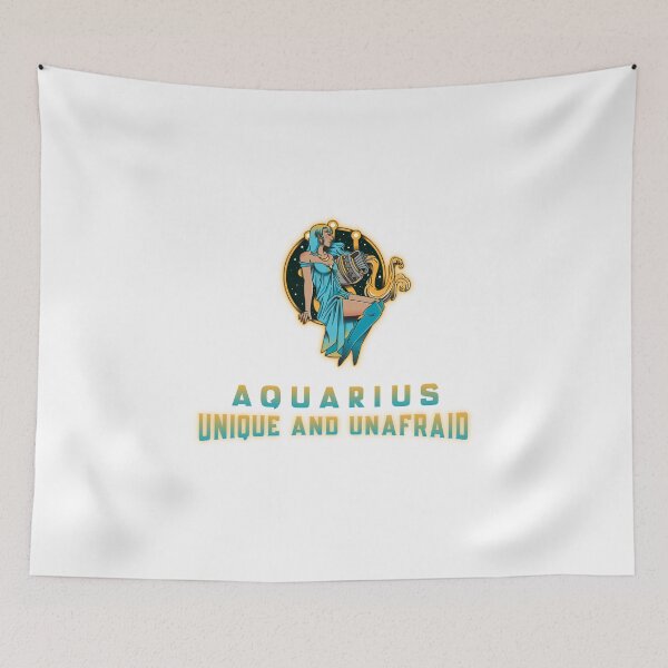 Item preview, Unique And Unafraid Aquarius designed and sold by Harmonick-Tees.
