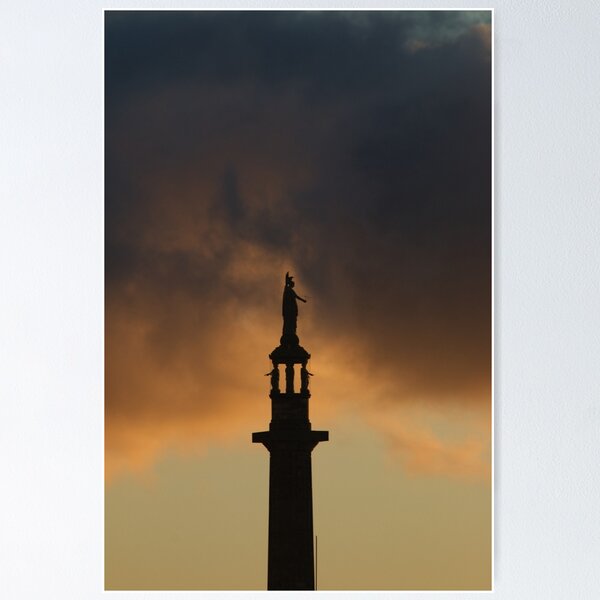 Item preview, Britannia Lord Nelson Monument Great Yarmouth Norfolk - Poster designed and sold by MyriadLifePhoto.