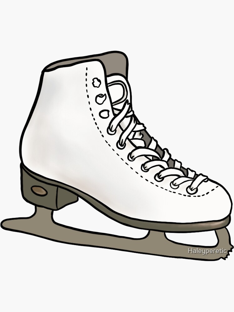 "Ice Skate" Sticker for Sale by Haleyperetic Redbubble