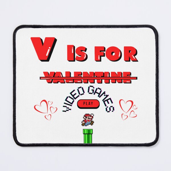 Item preview, V Is For Video Games designed and sold by Crushed Heart.