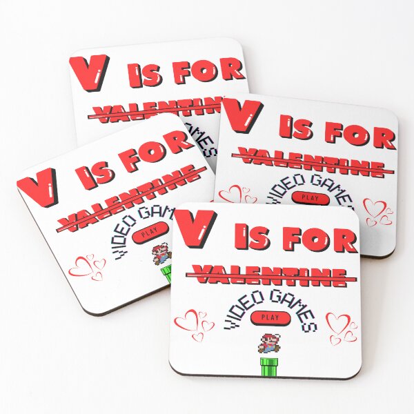 Item preview, V Is For Video Games designed and sold by Crushed Heart.