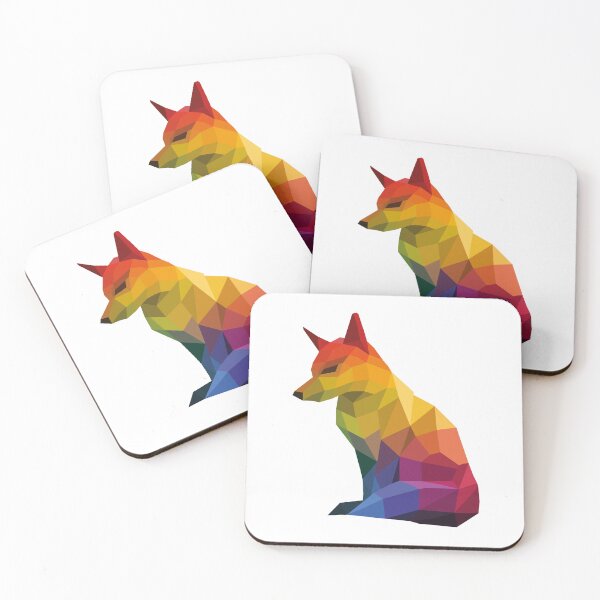 Item preview, Rainbow Geometric Fox designed and sold by shaldesign.