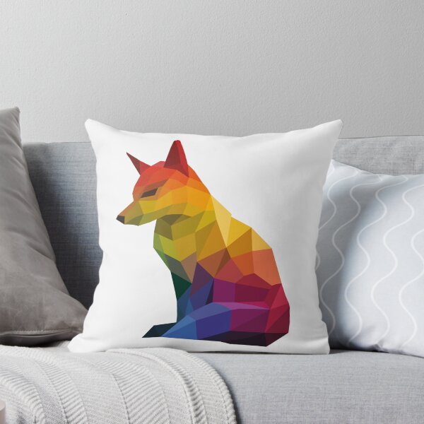 Item preview, Rainbow Geometric Fox designed and sold by shaldesign.