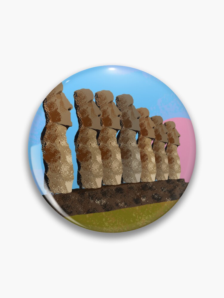 Moai Stone FACE Sticker for Sale by 9DesignArt