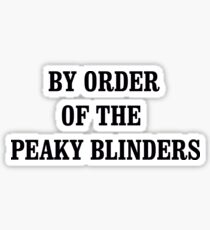 peaky blinders Sticker