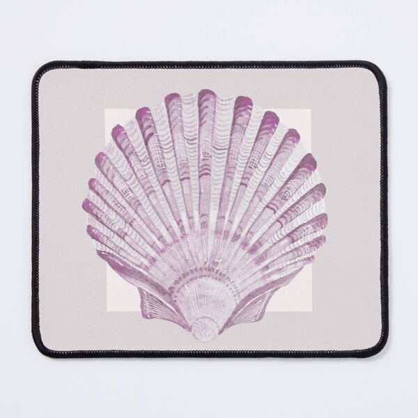 Item preview, Scallop sea shell in pearl blush designed and sold by LisaLeQuelenec.