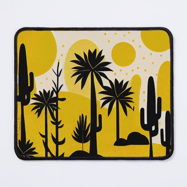 Item preview, Thick Flat Yellow Minimal California Chic Pattern Digital Painting designed and sold by CodeAndColors.