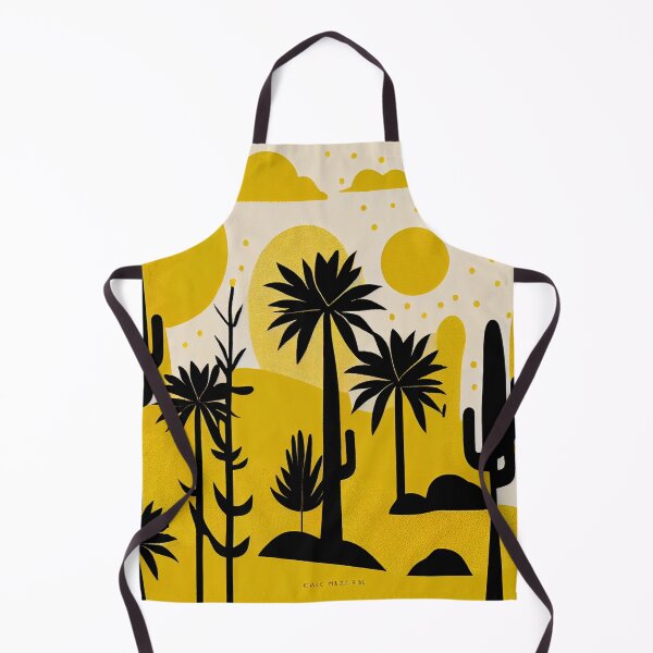 Artikelvorschau, Thick Flat Yellow Minimal California Chic Pattern Digital Painting entworfen und verkauft von CodeAndColors.