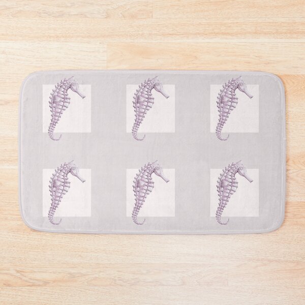 Item preview, Seahorse in pearl blush designed and sold by LisaLeQuelenec.
