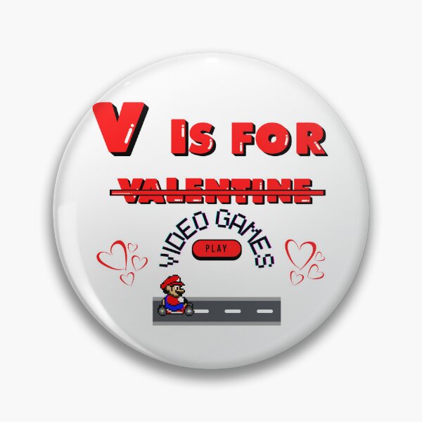 Item preview, V Is For Video Games designed and sold by Crushed Heart.
