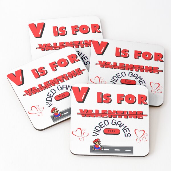 Item preview, V Is For Video Games designed and sold by Crushed Heart.