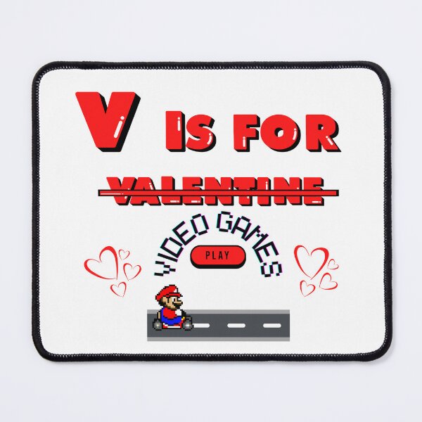 Item preview, V Is For Video Games designed and sold by Crushed Heart.