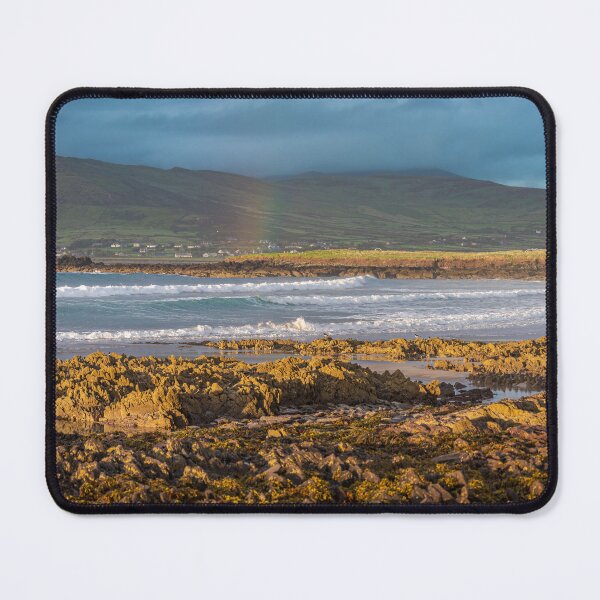 Item preview, Atlantic Ocean, mountains, beaches and beautiful cloudy skies with rainbows, this is the Dingle Peninsula on Ireland’s Wild Atlantic Way, southwest Atlantic coast designed and sold by AlbertMi.